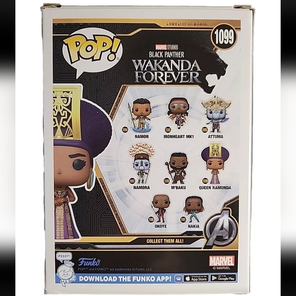 NIB - Funko Pop! Marvel Queen Ramonda Vinyl Figure #1099 Bobblehead - Picture 4 of 6